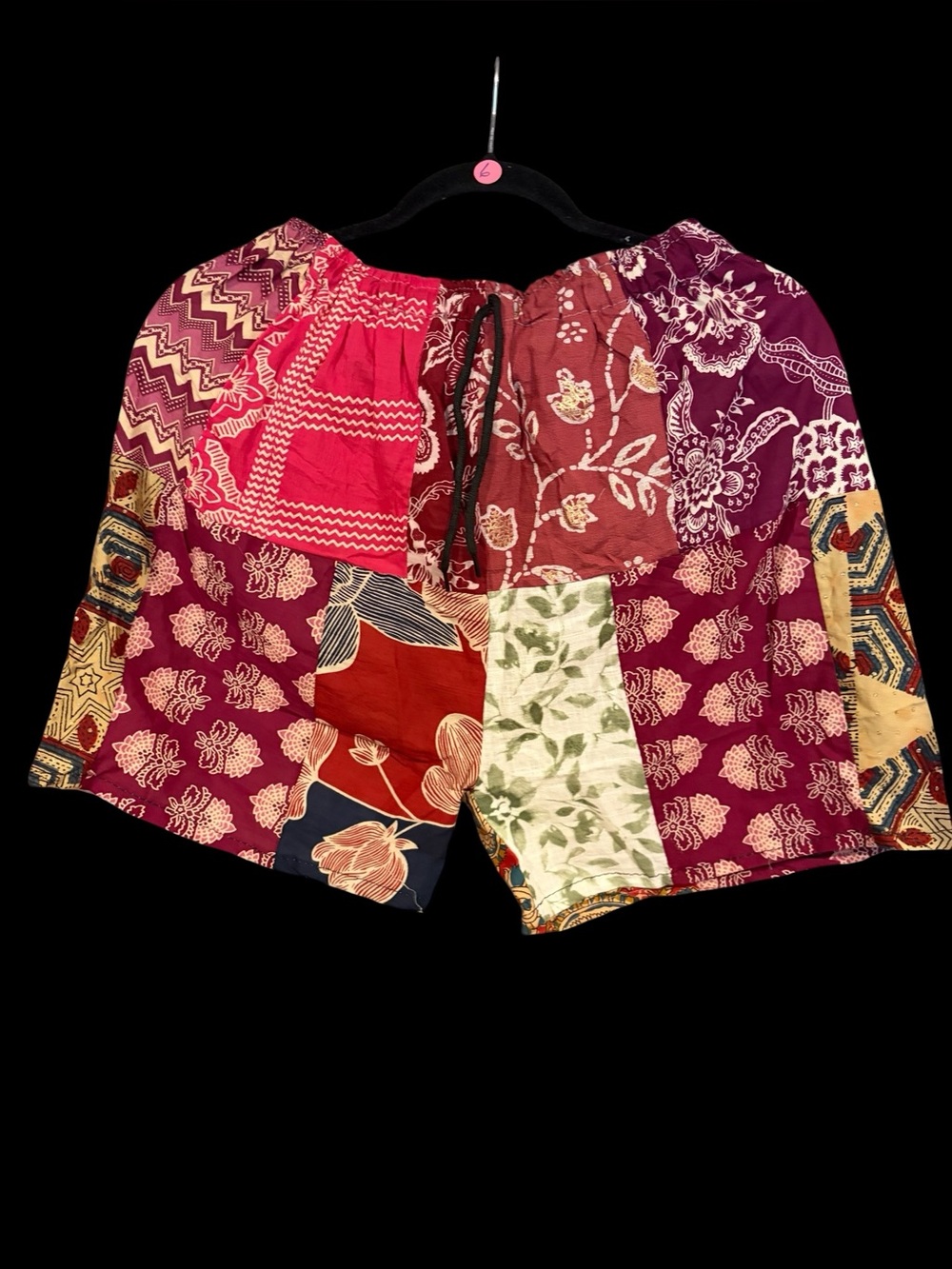 Jackpot #6 100% cotton patchwork shorts
